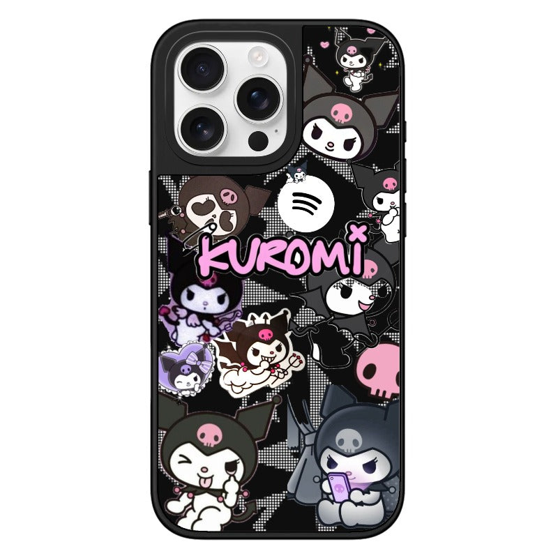 Dark Kawaii Phone Case Inspired by Kuromi Template editable Pixvoices design template