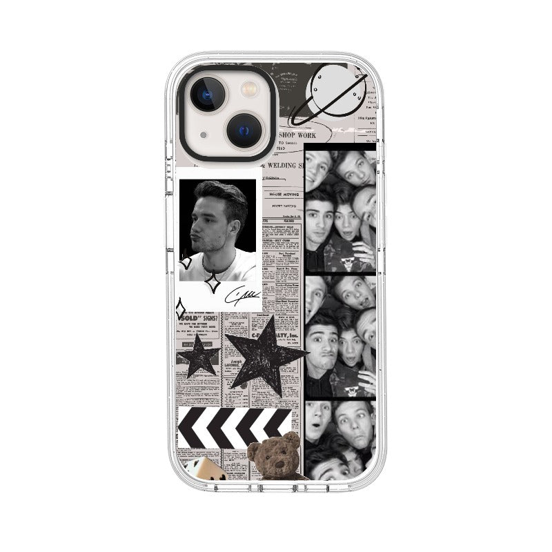 1D retro flash editable Pixvoices phone case design template