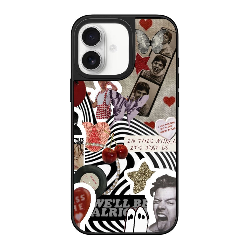 vintage chaos editable Pixvoices phone case design template