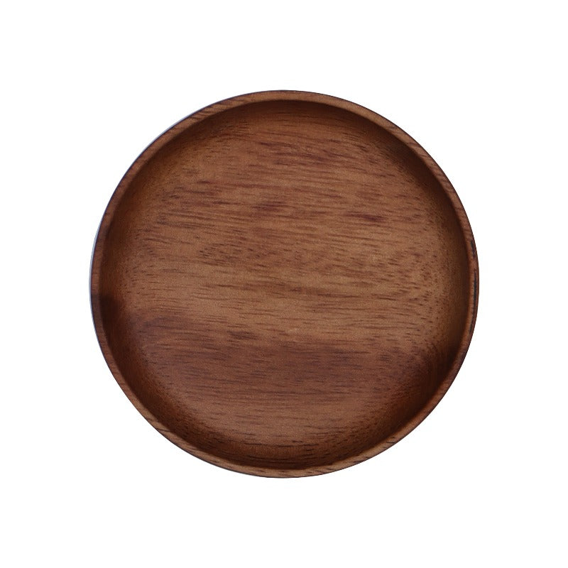 Round Wood Jewelry Tray Template editable Pixvoices design template