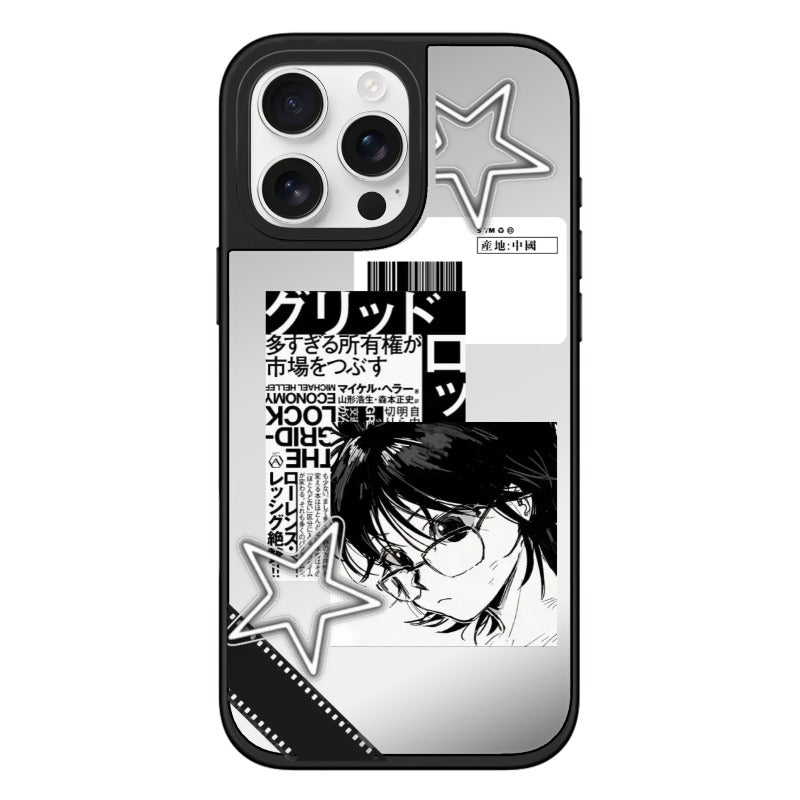 Mono Manga Case Template editable Pixvoices design template