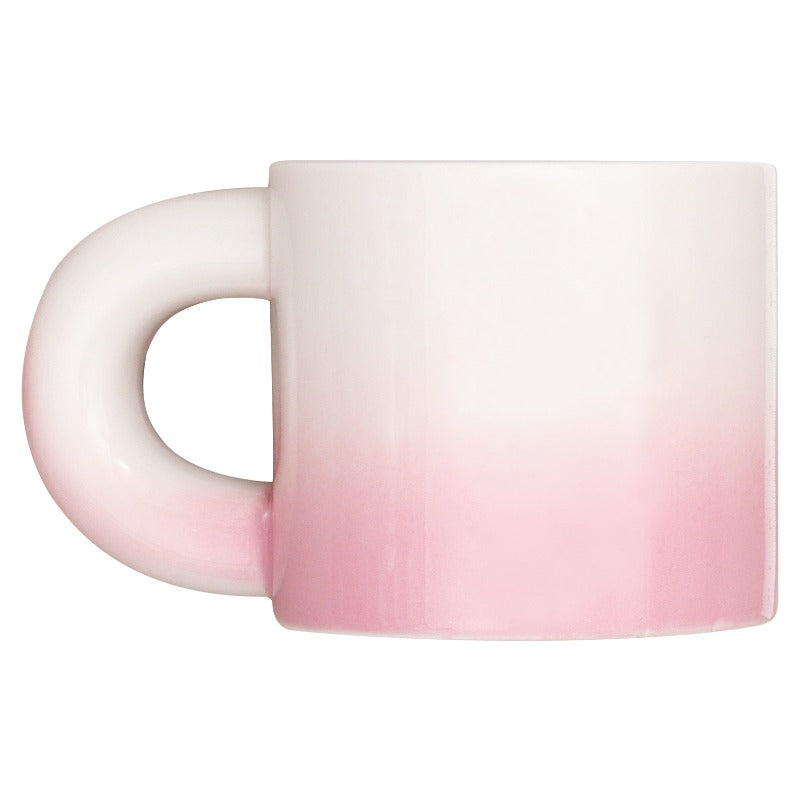 Gradient Mug Pink Aesthetic Ceramic Cup Template editable Pixvoices design template