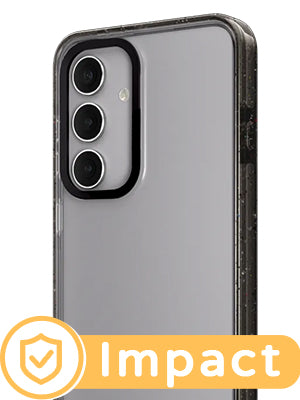 PixVoices material preview - Clear Black Samsung Case