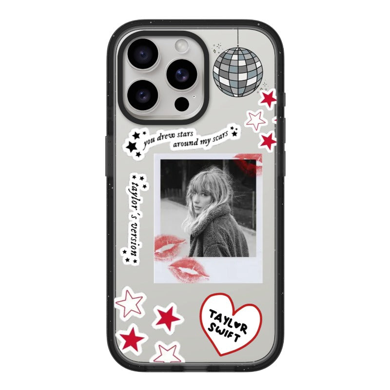 star kiss collage editable Pixvoices phone case design template