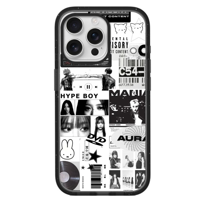 NewJeans Hype Boy collage editable Pixvoices phone case design template