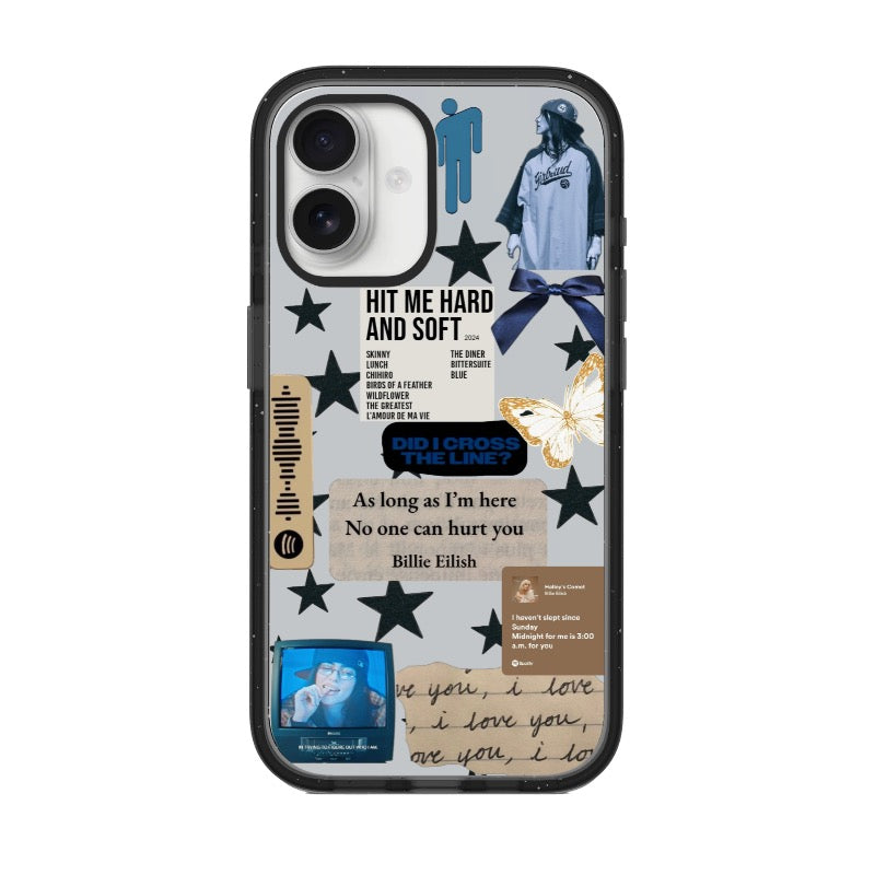 Billie Hit Me Hard collage editable Pixvoices phone case design template