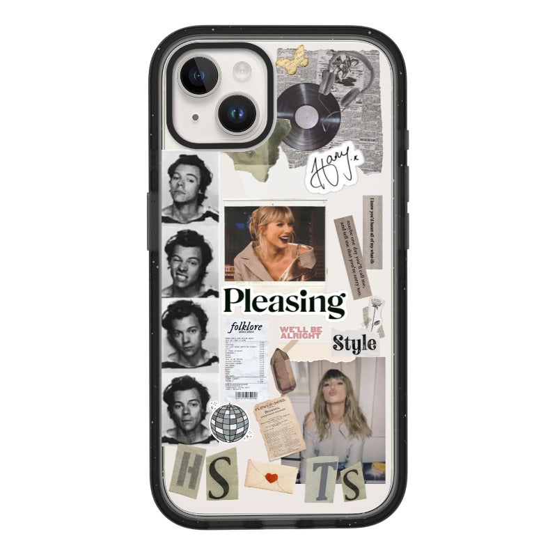 pleasing pop collage editable Pixvoices phone case design template