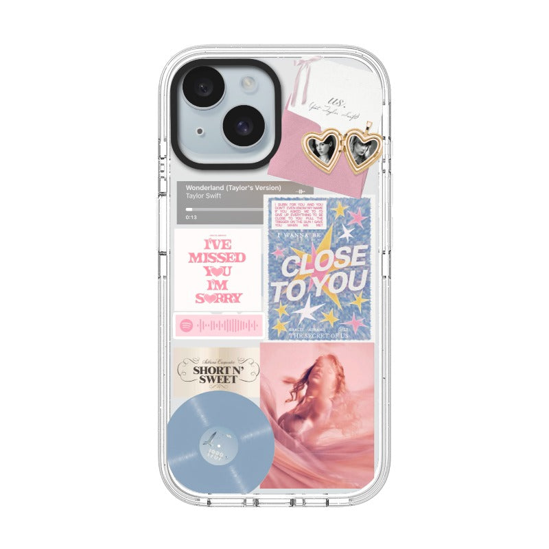 Close To You love collage editable Pixvoices phone case design template
