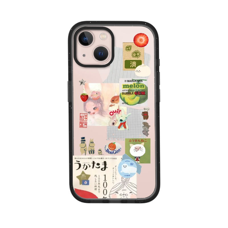 Pixvoices Customizable Phone Case Japanese Retro Cute Collage Nostalgi –  pixvoices