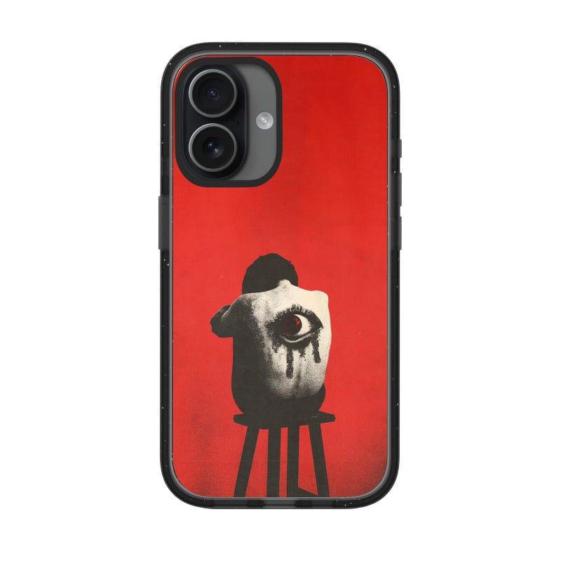 Silhouette Art Phone Case Red Photographer Design editable Pixvoices design template