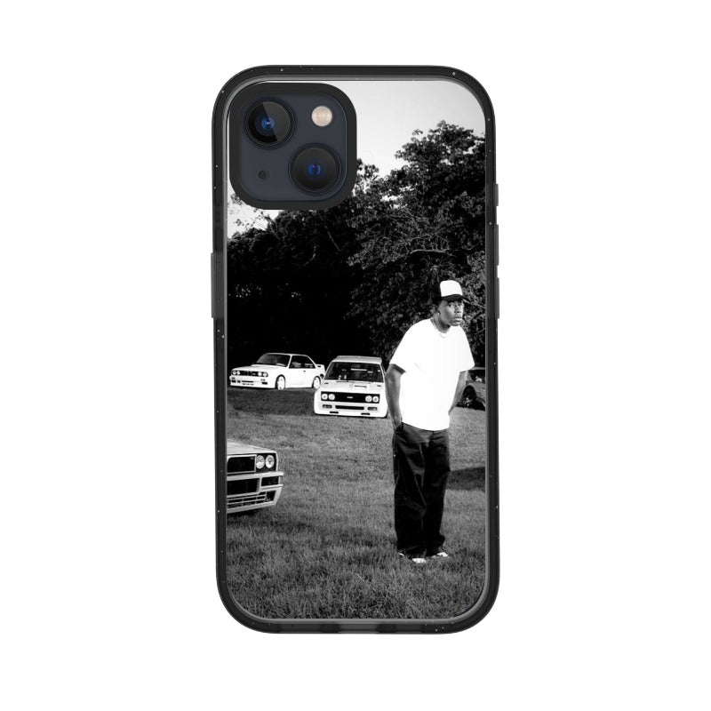 Vintage Car Phone Case Black White editable Pixvoices design template