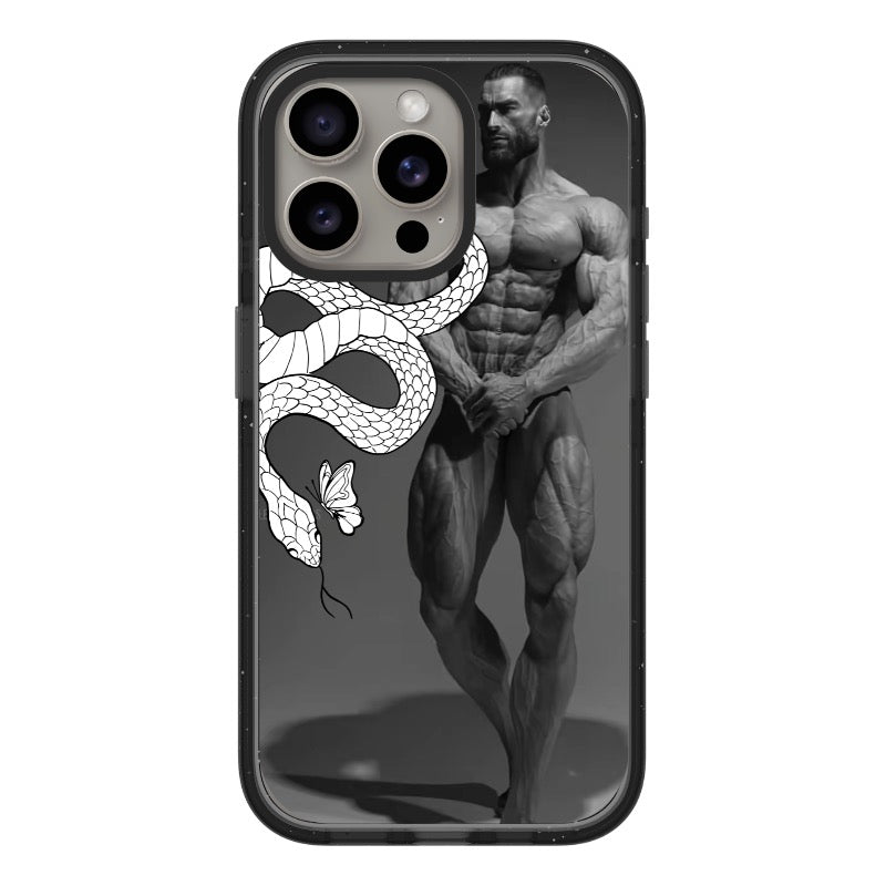 bodybuilder meme art editable Pixvoices phone case design template