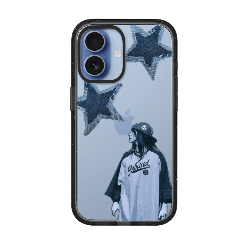 Billie girlhood stars editable Pixvoices phone case design template