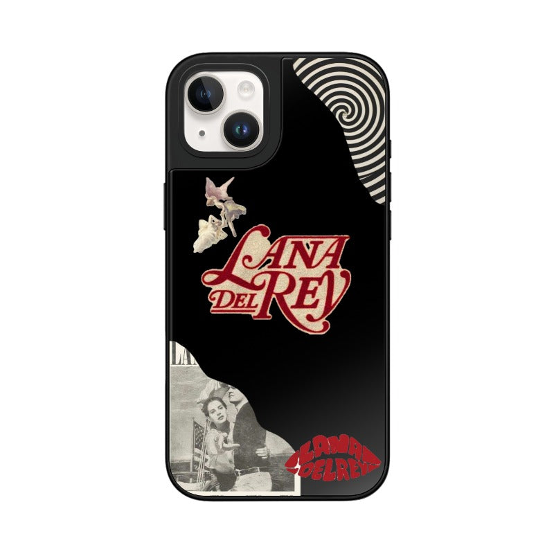 Lana retro minimalist editable Pixvoices phone case design template