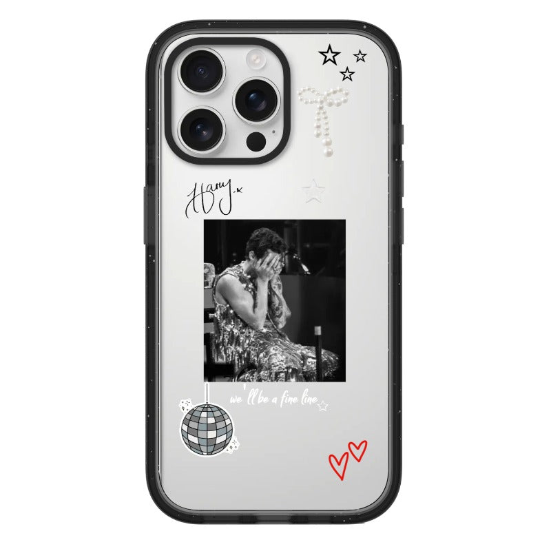 glitter tears disco editable Pixvoices phone case design template