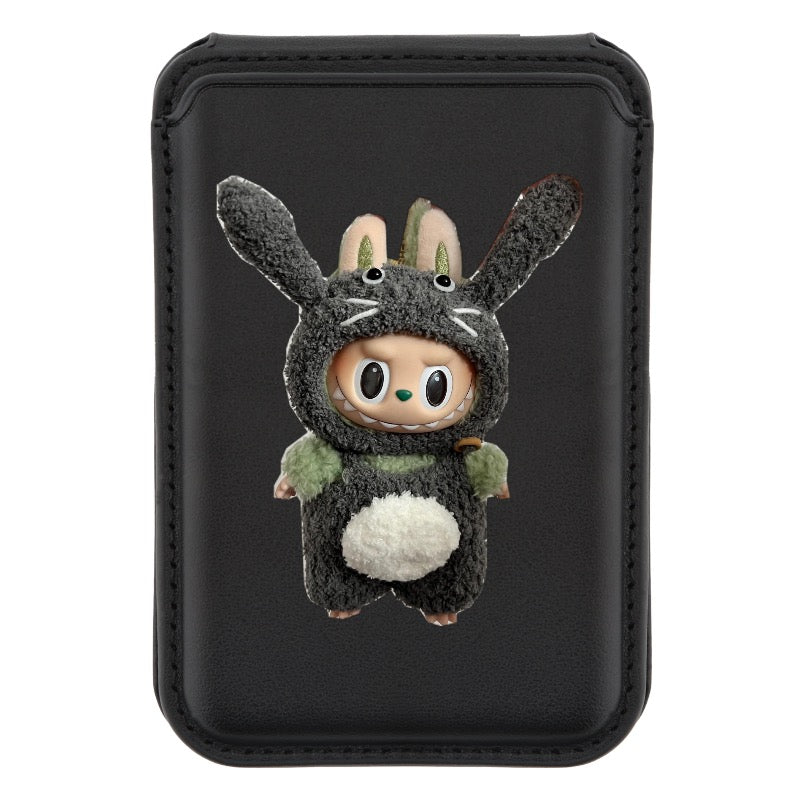 MagSafe Card Wallet Fluffy Trouble Edition Template editable Pixvoices design template