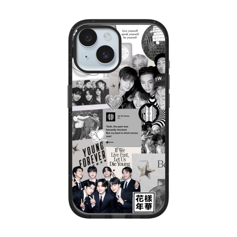 Phone Case BTS Memory Collage (ARMY Edition) Template editable Pixvoices design template