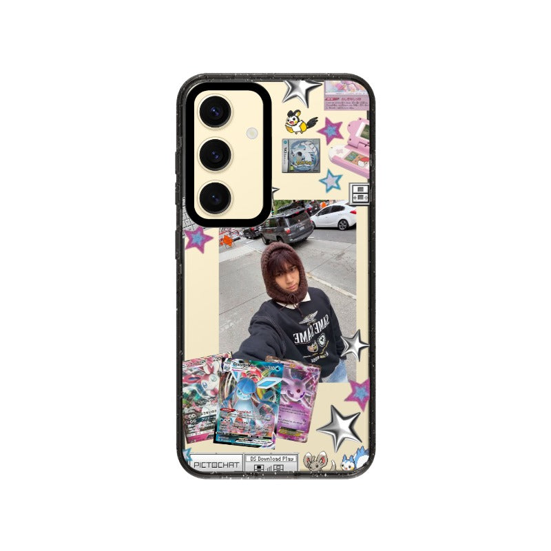 Mingyu Phone Case Pokémon Card Collage editable Pixvoices design template
