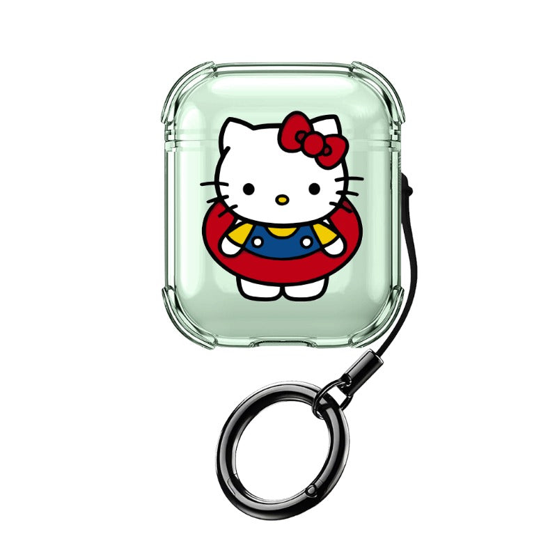 AirPods Case Kawaii Floaty Kitty (Inspired) Template editable Pixvoices design template