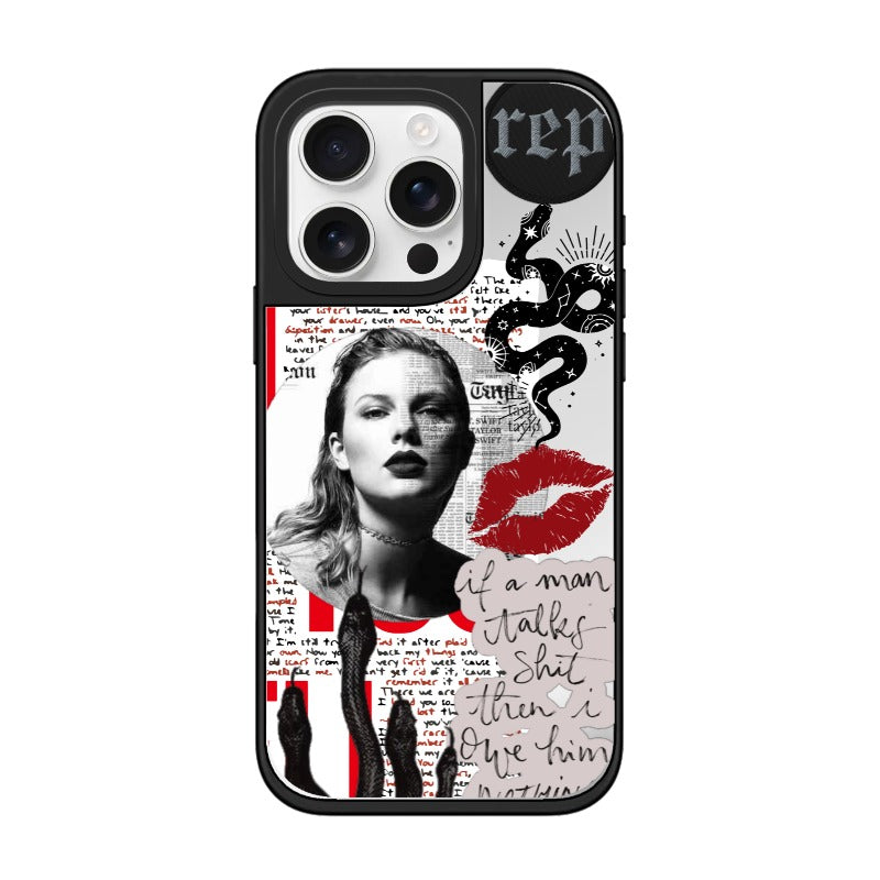 reputation era bold collage editable Pixvoices phone case design template