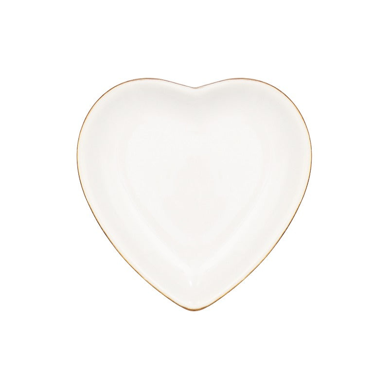 Heart Ceramic Jewelry Tray Template editable Pixvoices design template