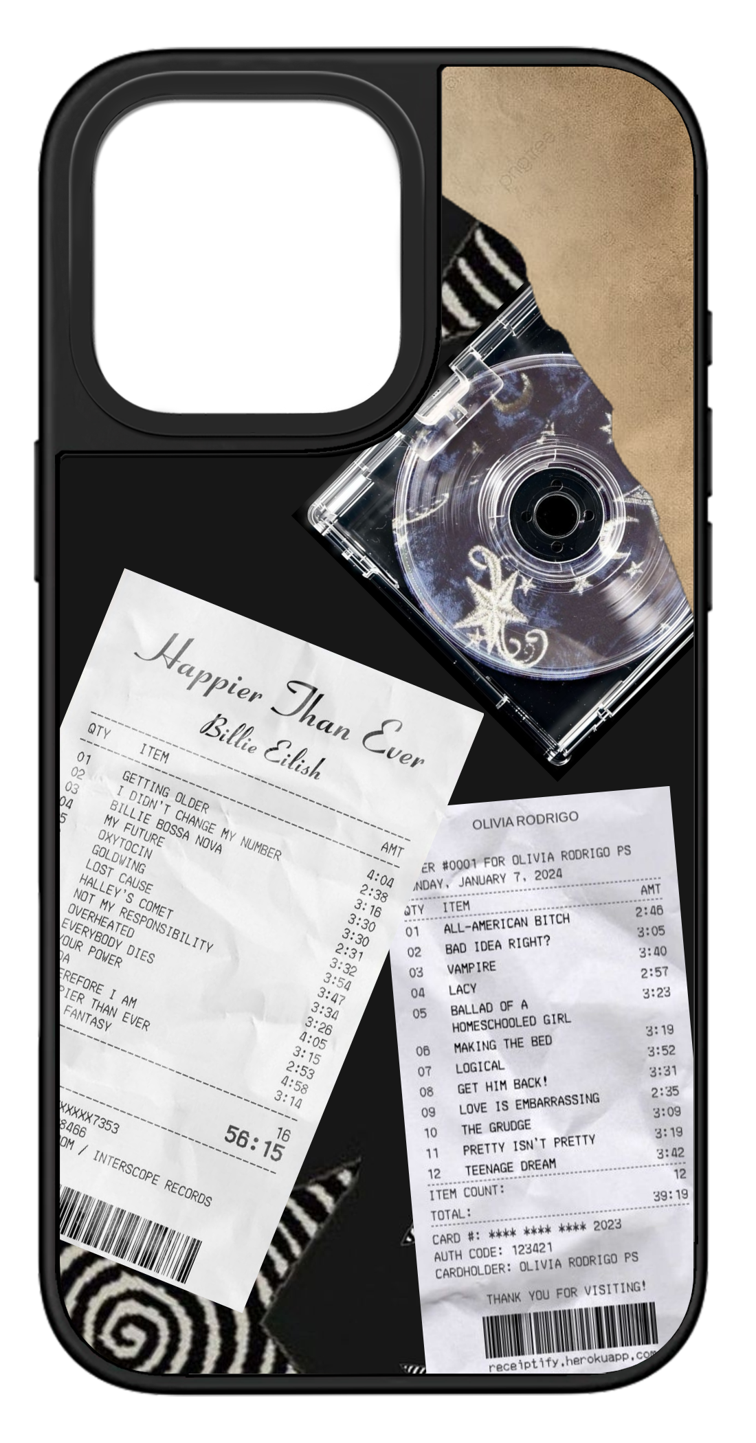 PixVoices rendered material preview - 6373 - Black Mirror Case