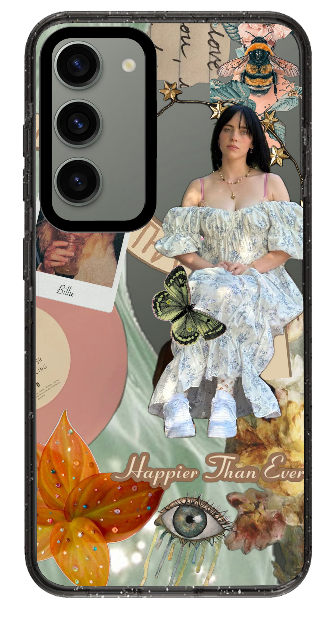 PixVoices rendered material preview - 1360 - Clear Black Samsung Case