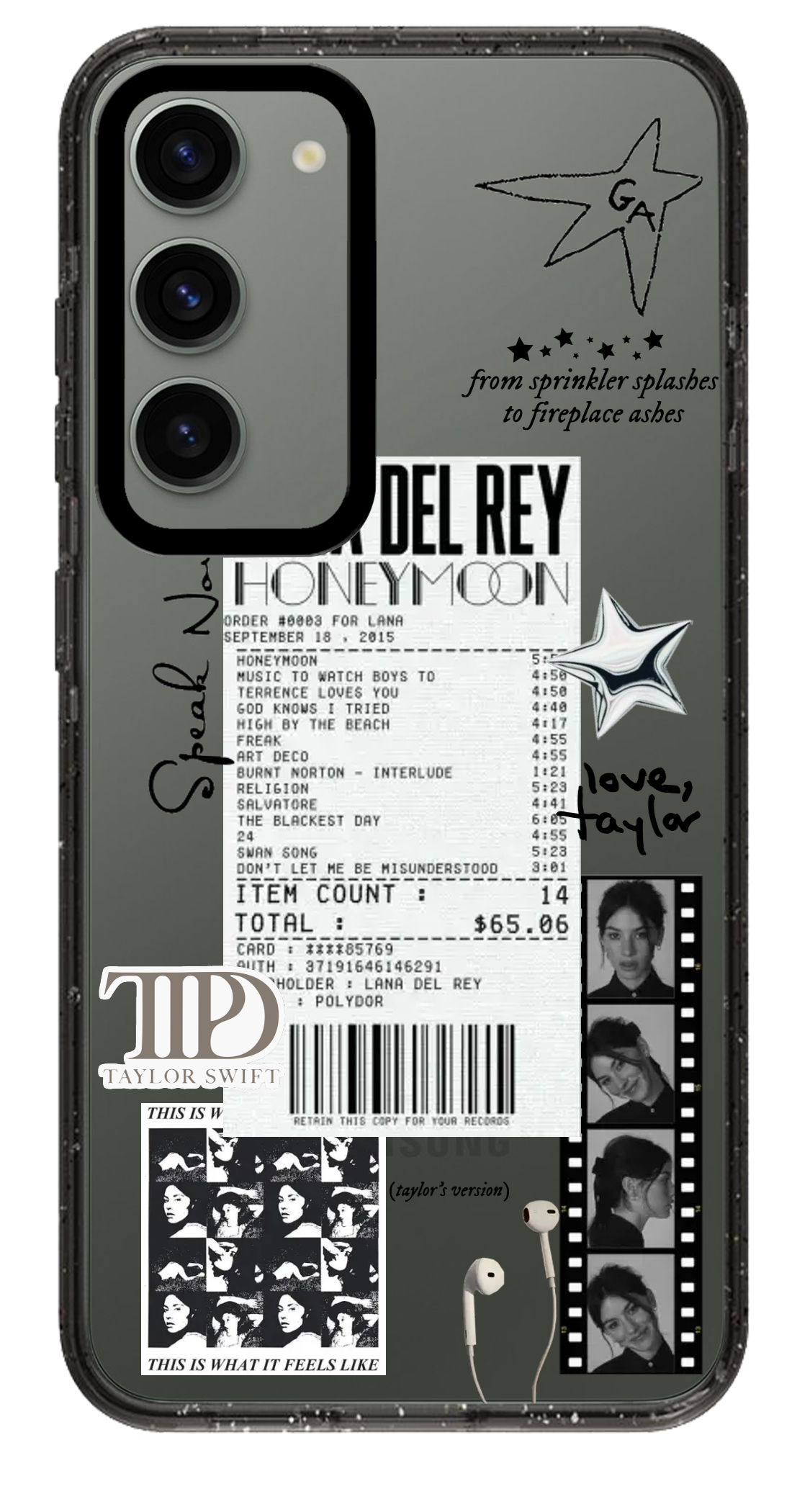 PixVoices rendered material preview - 1544 - Clear Black Samsung Case