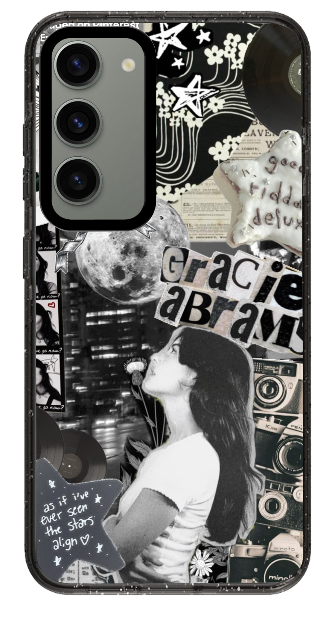 PixVoices rendered material preview - 1613 - Clear Black Samsung Case