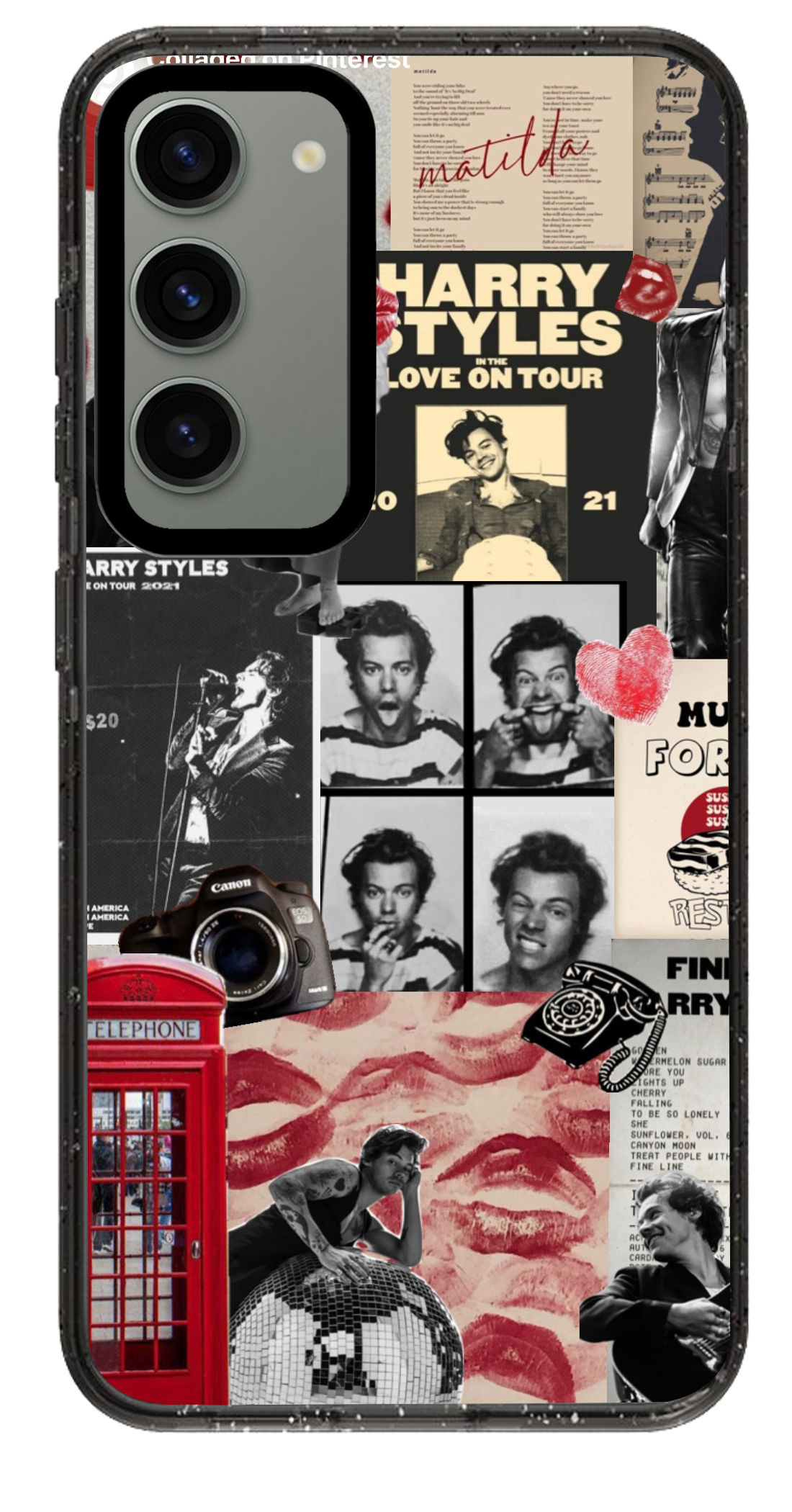PixVoices rendered material preview - 1617 - Clear Black Samsung Case
