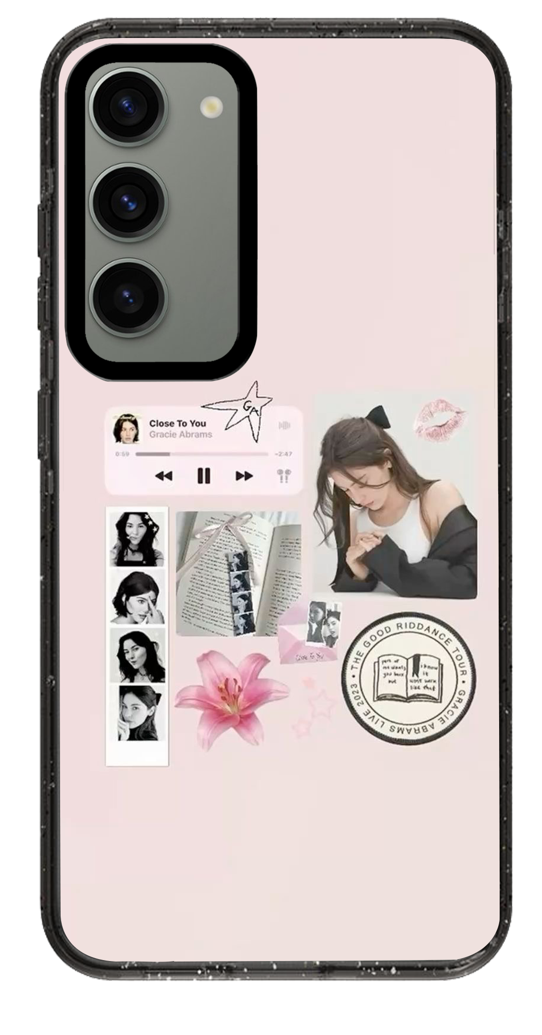 PixVoices rendered material preview - 1620 - Clear Black Samsung Case