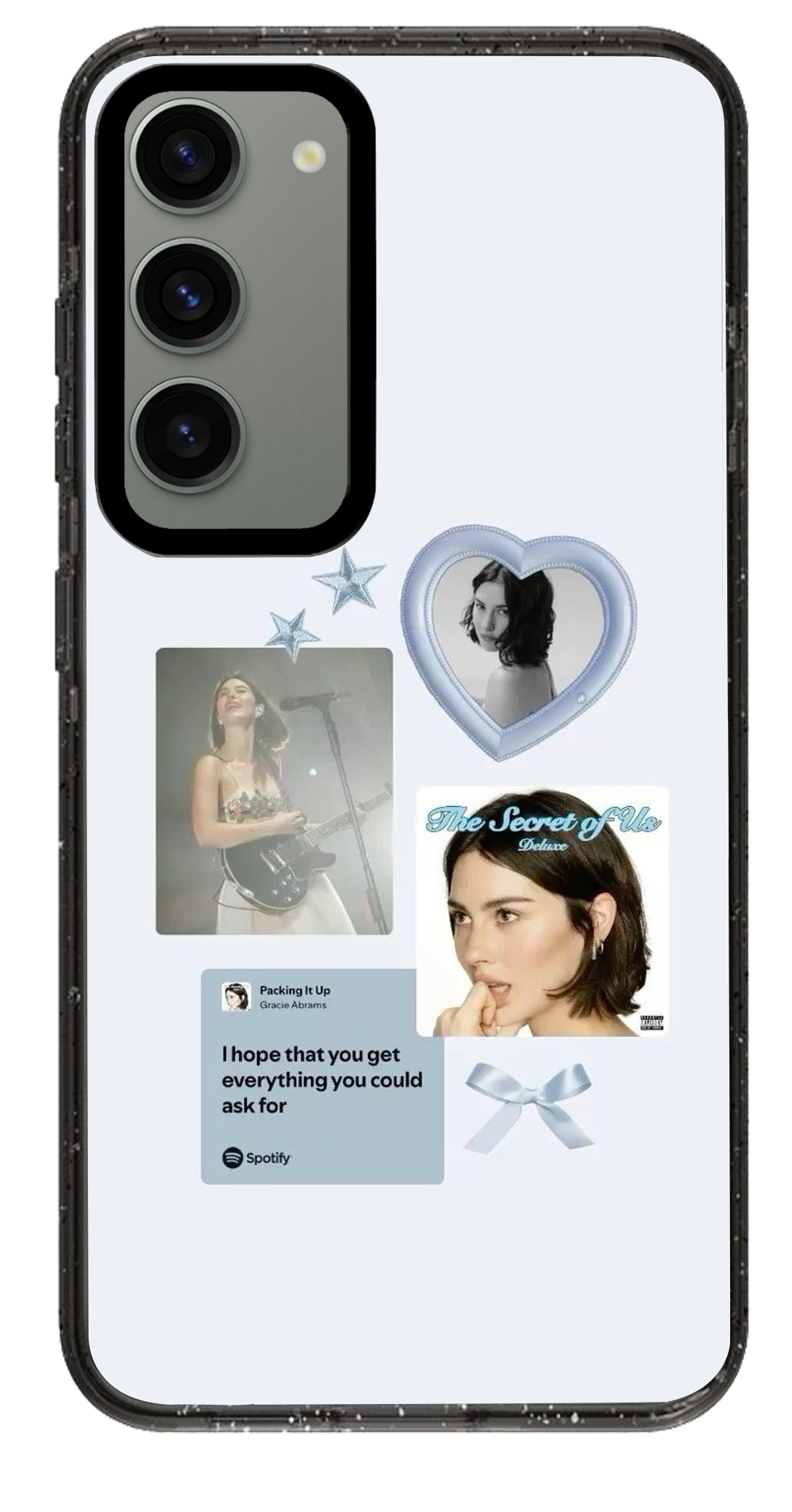 PixVoices rendered material preview - 1621 - Clear Black Samsung Case
