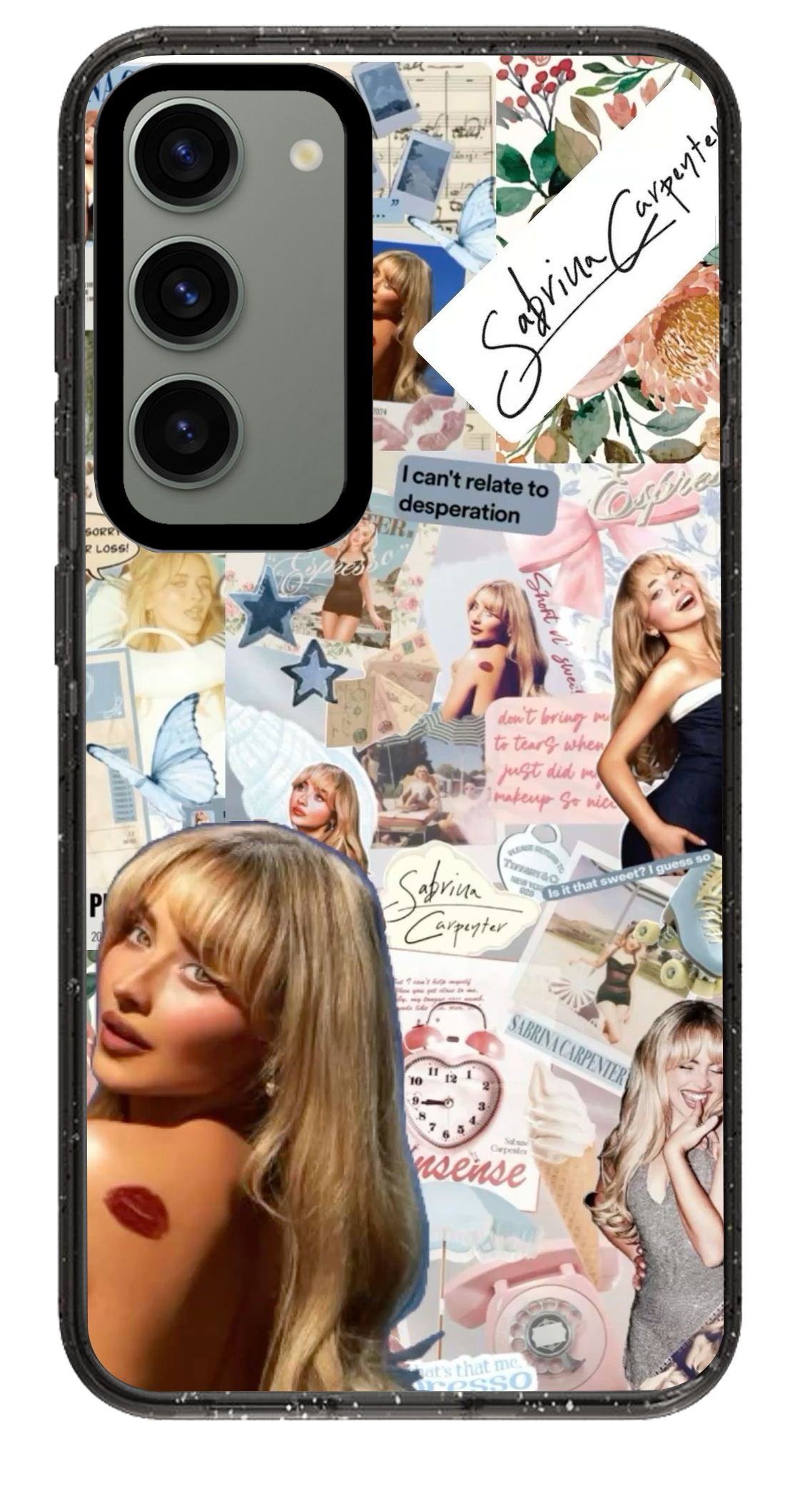 PixVoices rendered material preview - 1625 - Clear Black Samsung Case