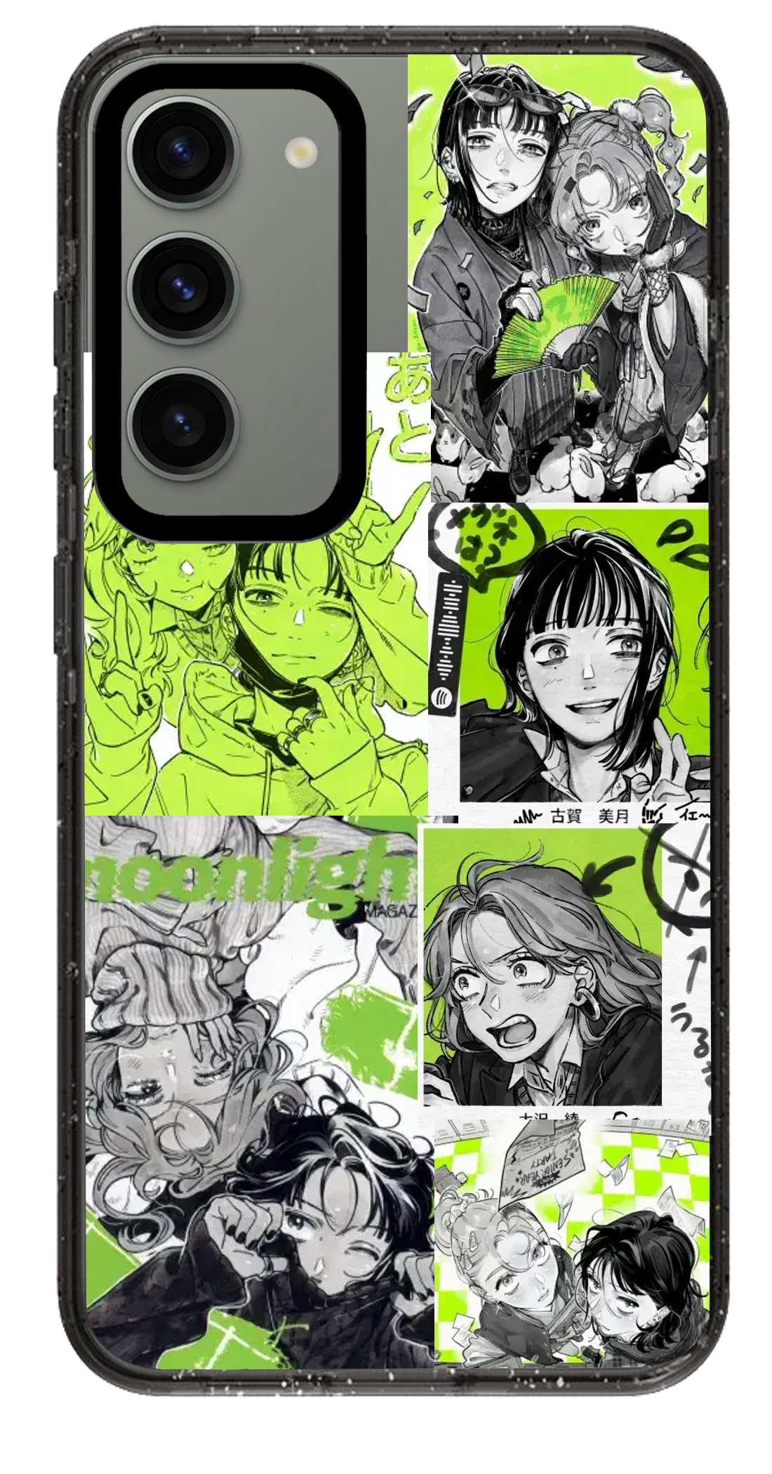 PixVoices rendered material preview - 2262 - Clear Black Samsung Case