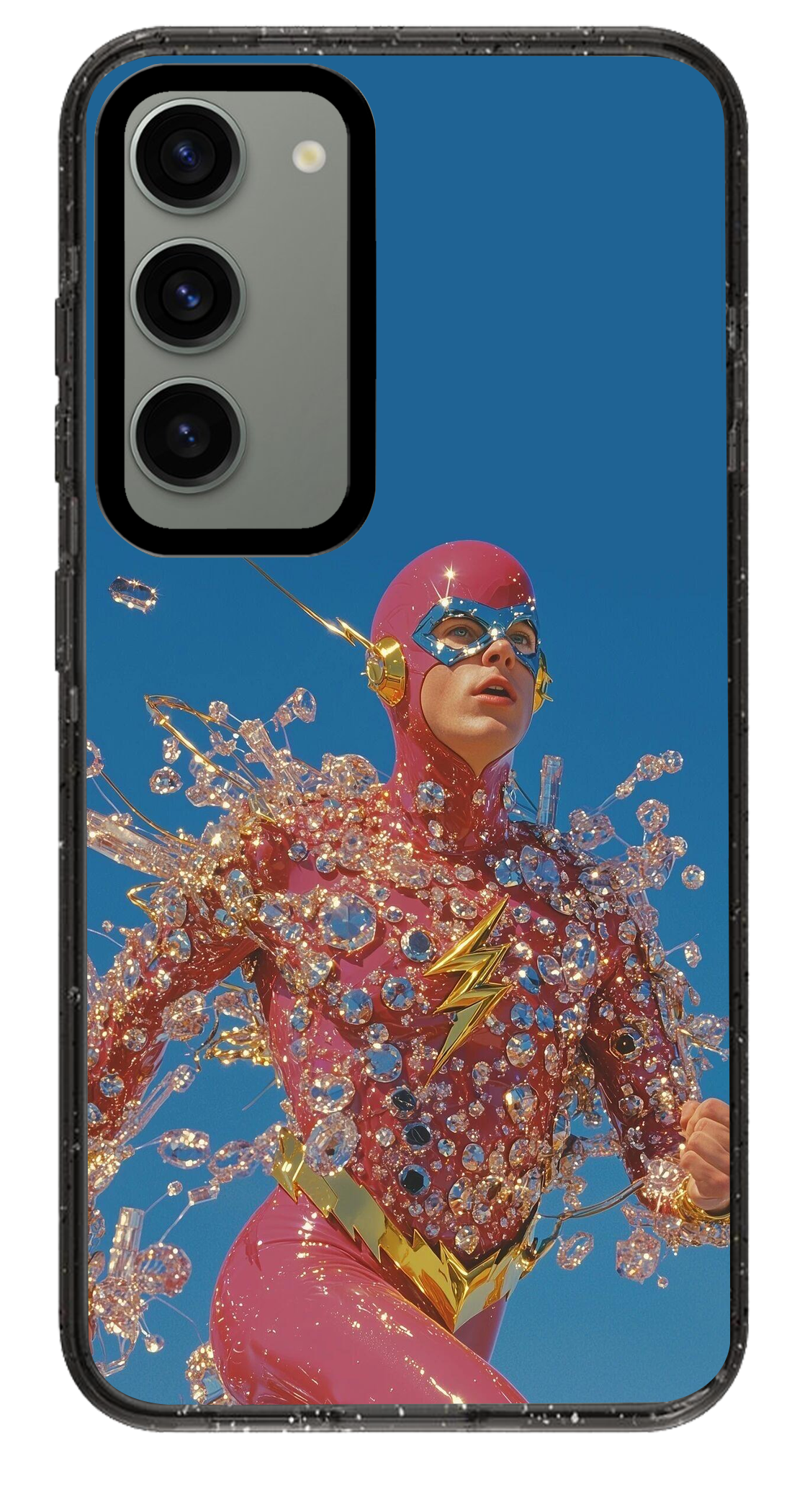 PixVoices rendered material preview - 3133 - Clear Black Samsung Case