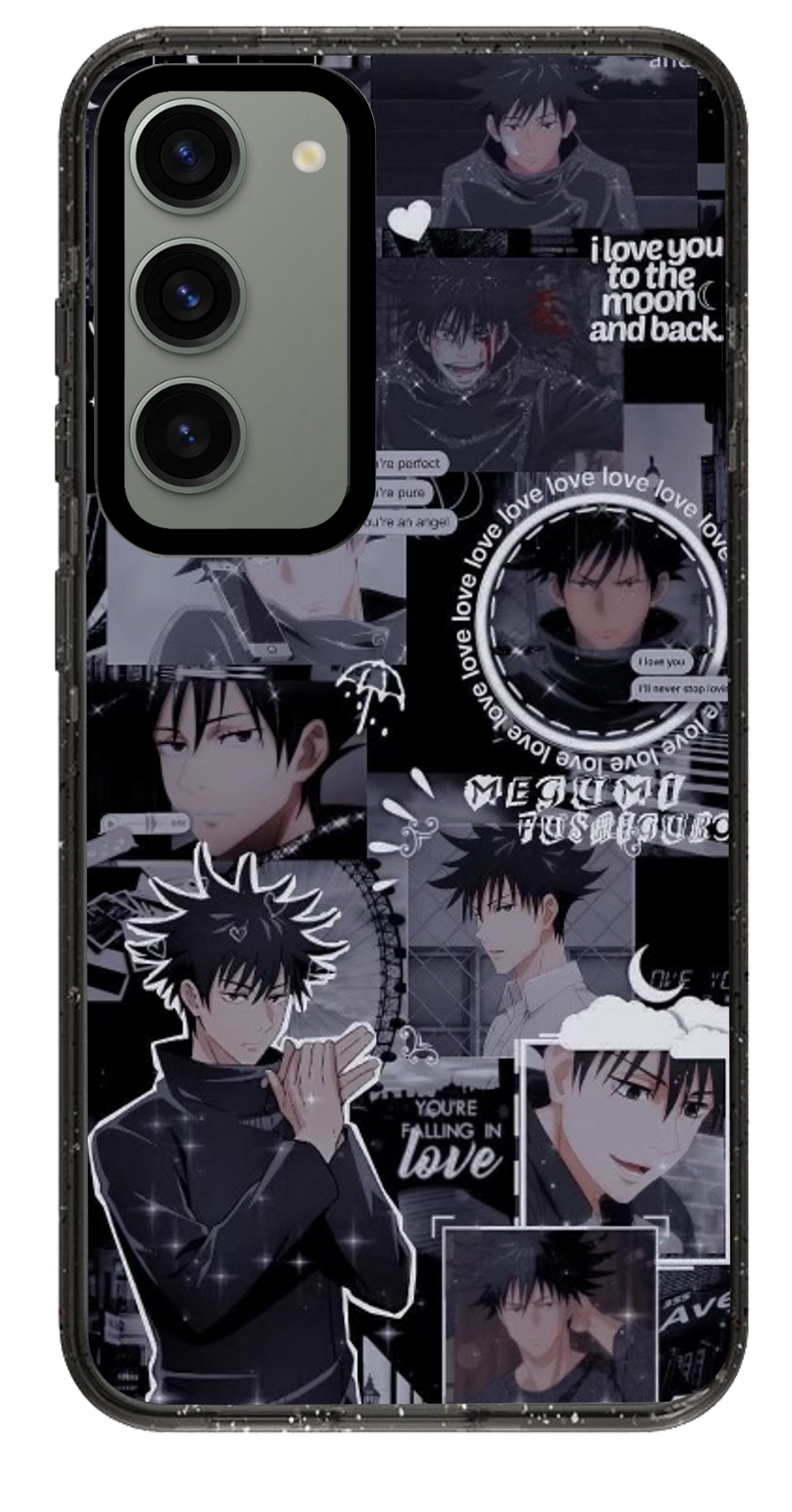 PixVoices rendered material preview - 3839 - Clear Black Samsung Case