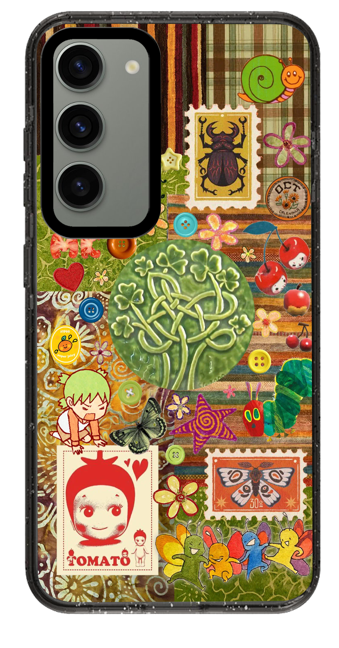 PixVoices rendered material preview - 3846 - Clear Black Samsung Case