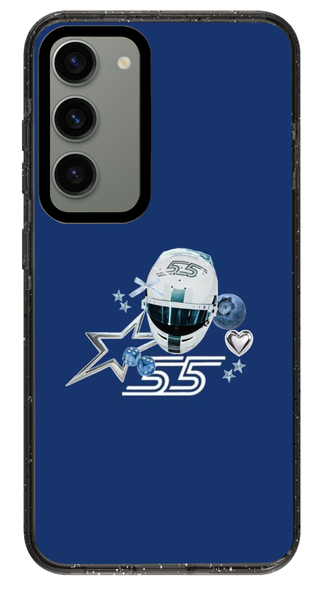 PixVoices rendered material preview - 4144 - Clear Black Samsung Case