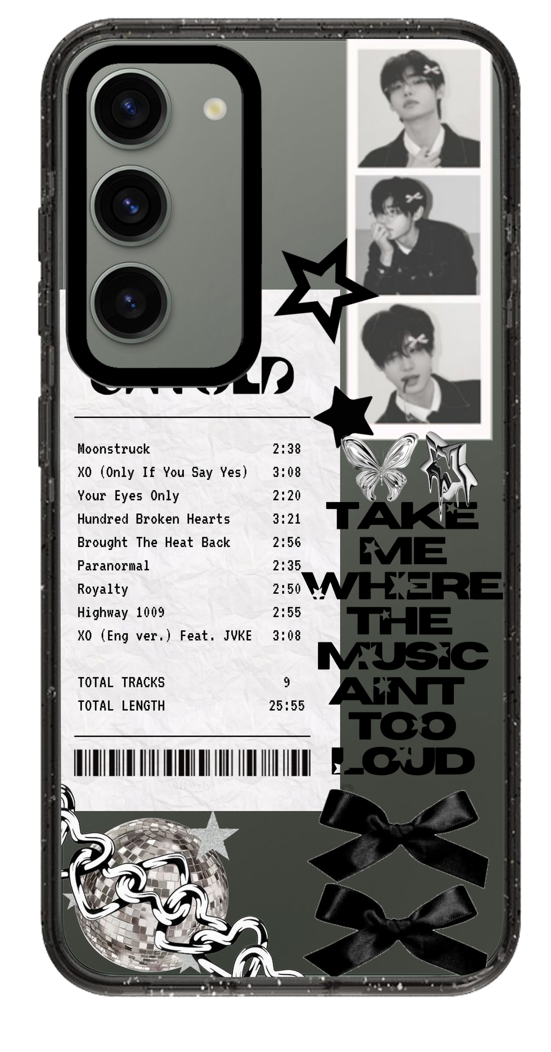 PixVoices rendered material preview - 5705 - Clear Black Samsung Case
