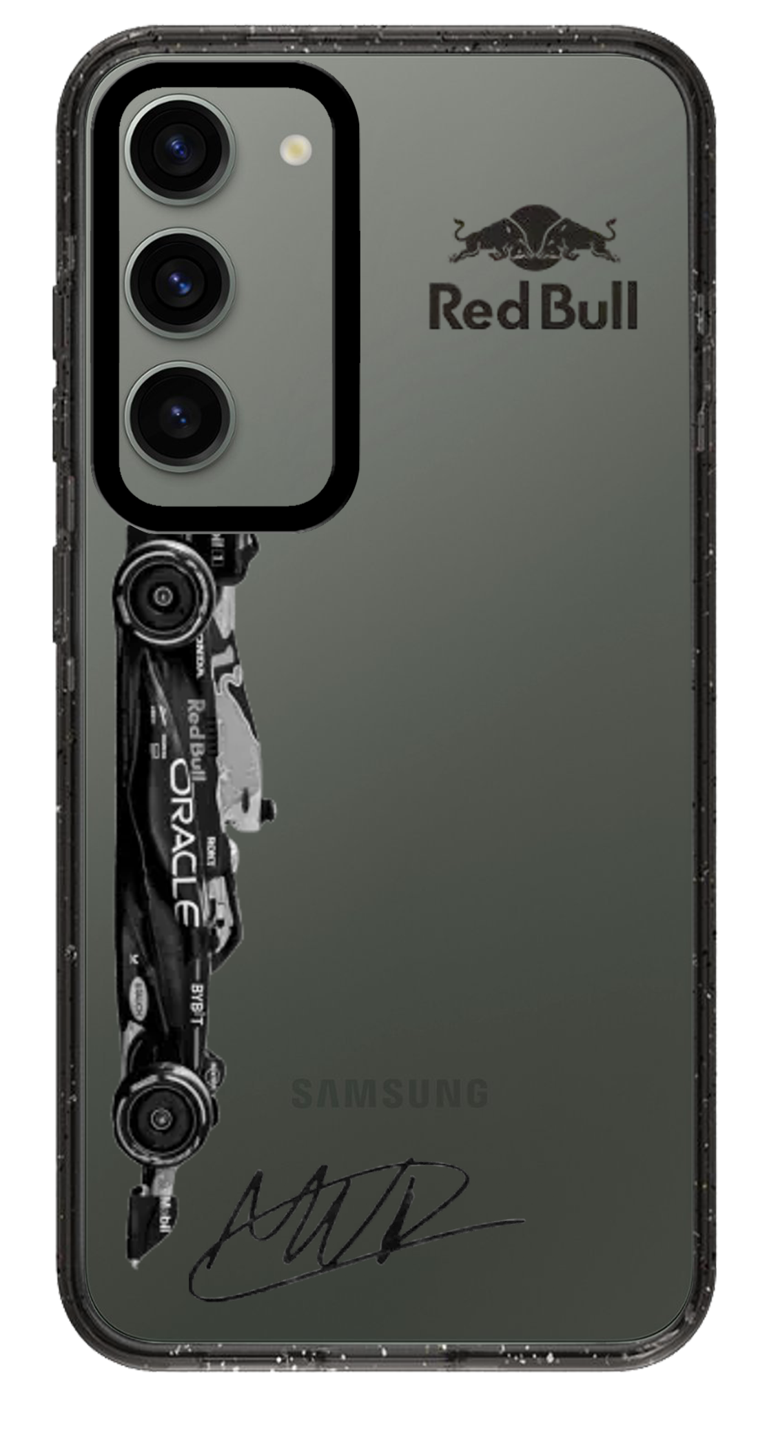 PixVoices rendered material preview - 4206 - Clear Black Samsung Case