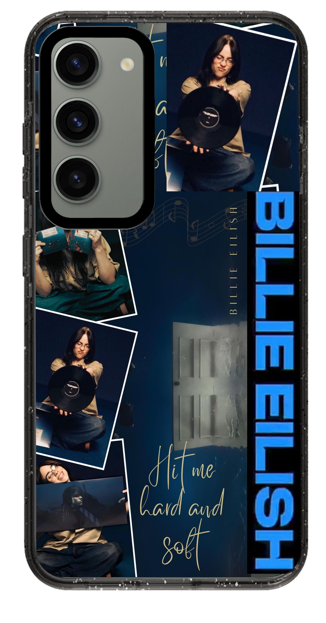 PixVoices rendered material preview - 4431 - Clear Black Samsung Case