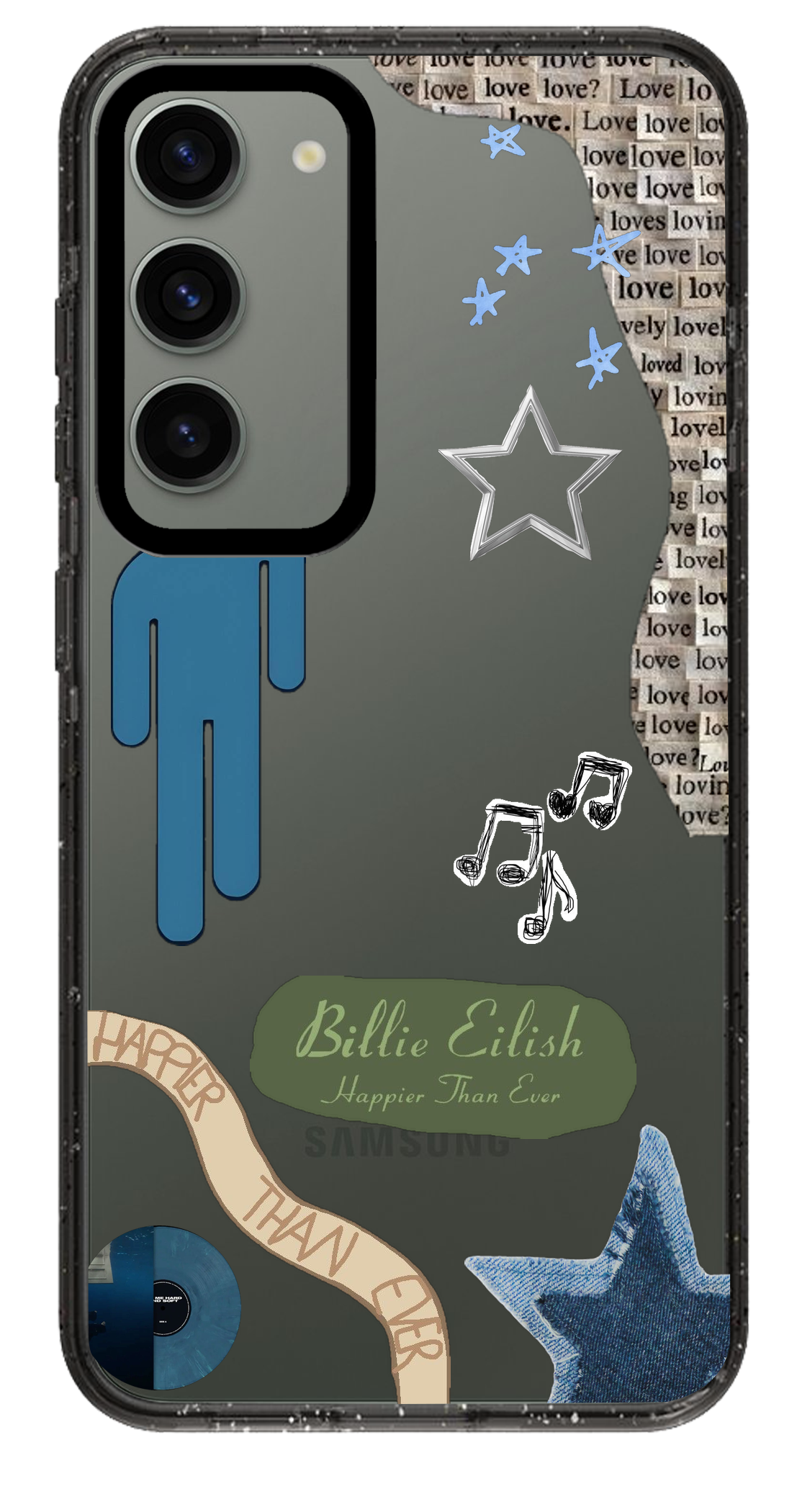 PixVoices rendered material preview - 6288 - Clear Black Samsung Case