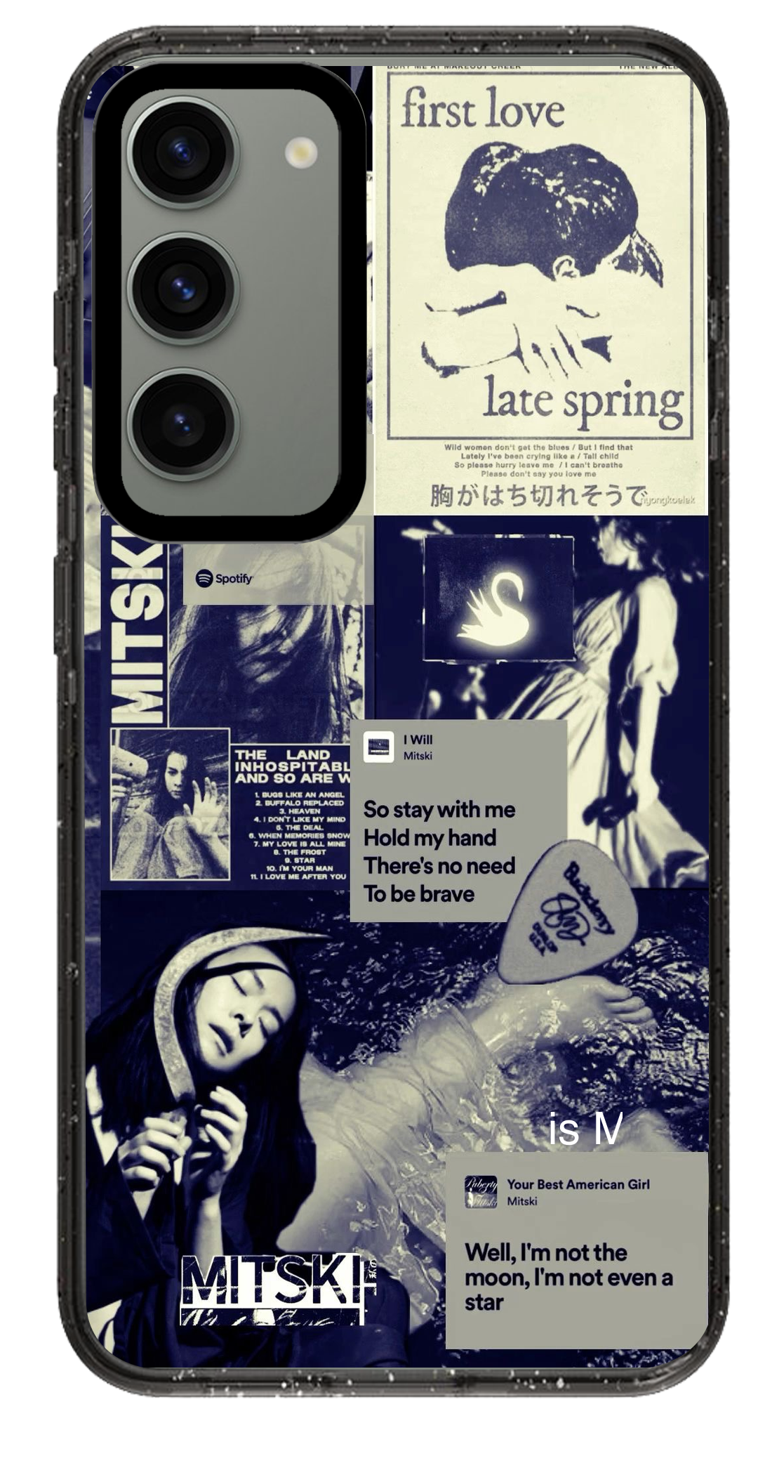 PixVoices rendered material preview - 4676 - Clear Black Samsung Case
