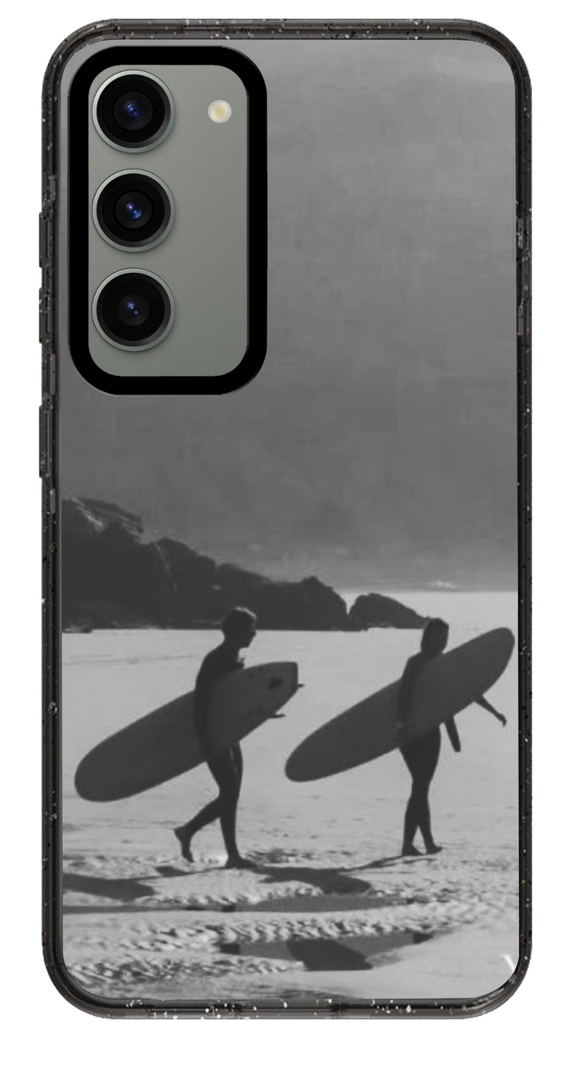 PixVoices rendered material preview - 4300 - Clear Black Samsung Case
