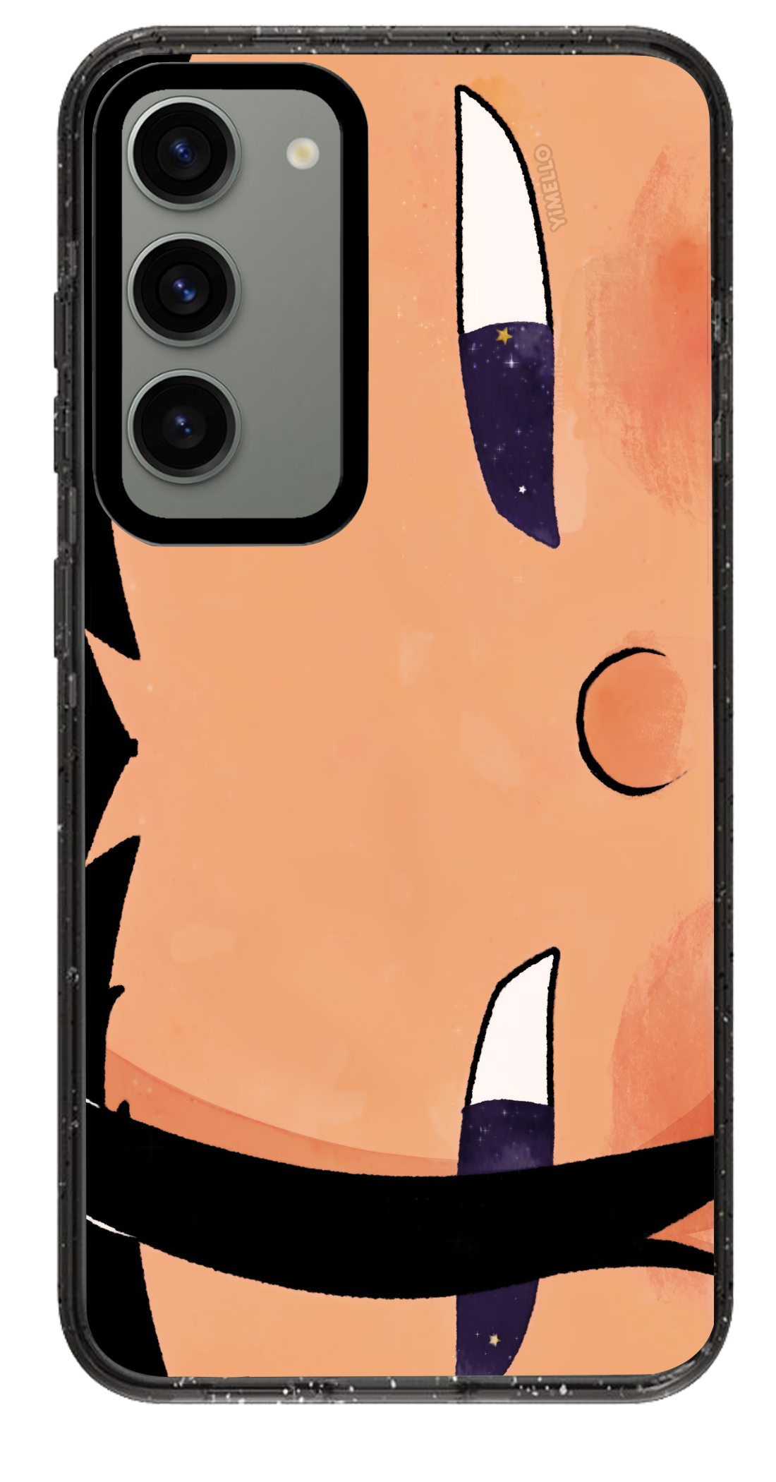 PixVoices rendered material preview - 3439 - Clear Black Samsung Case