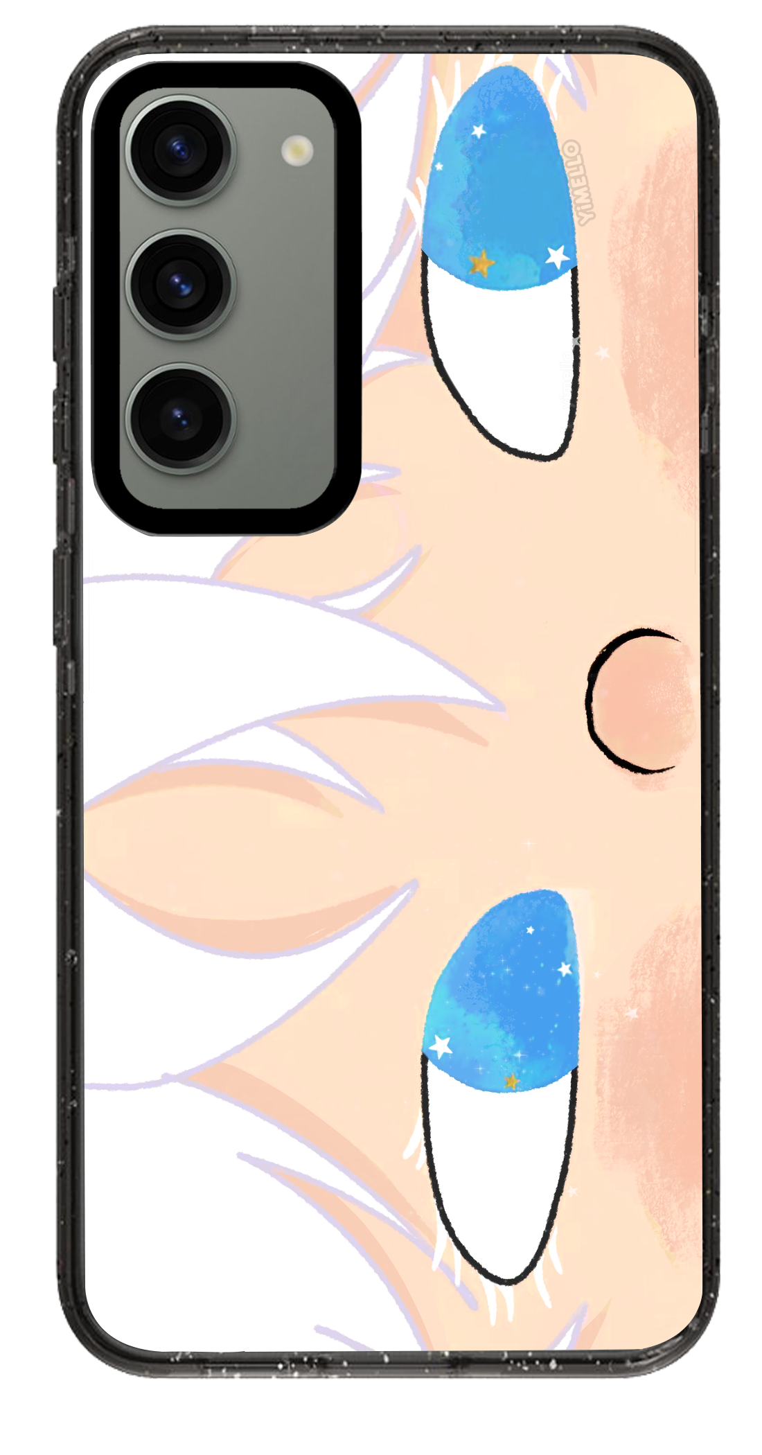 PixVoices rendered material preview - 3440 - Clear Black Samsung Case