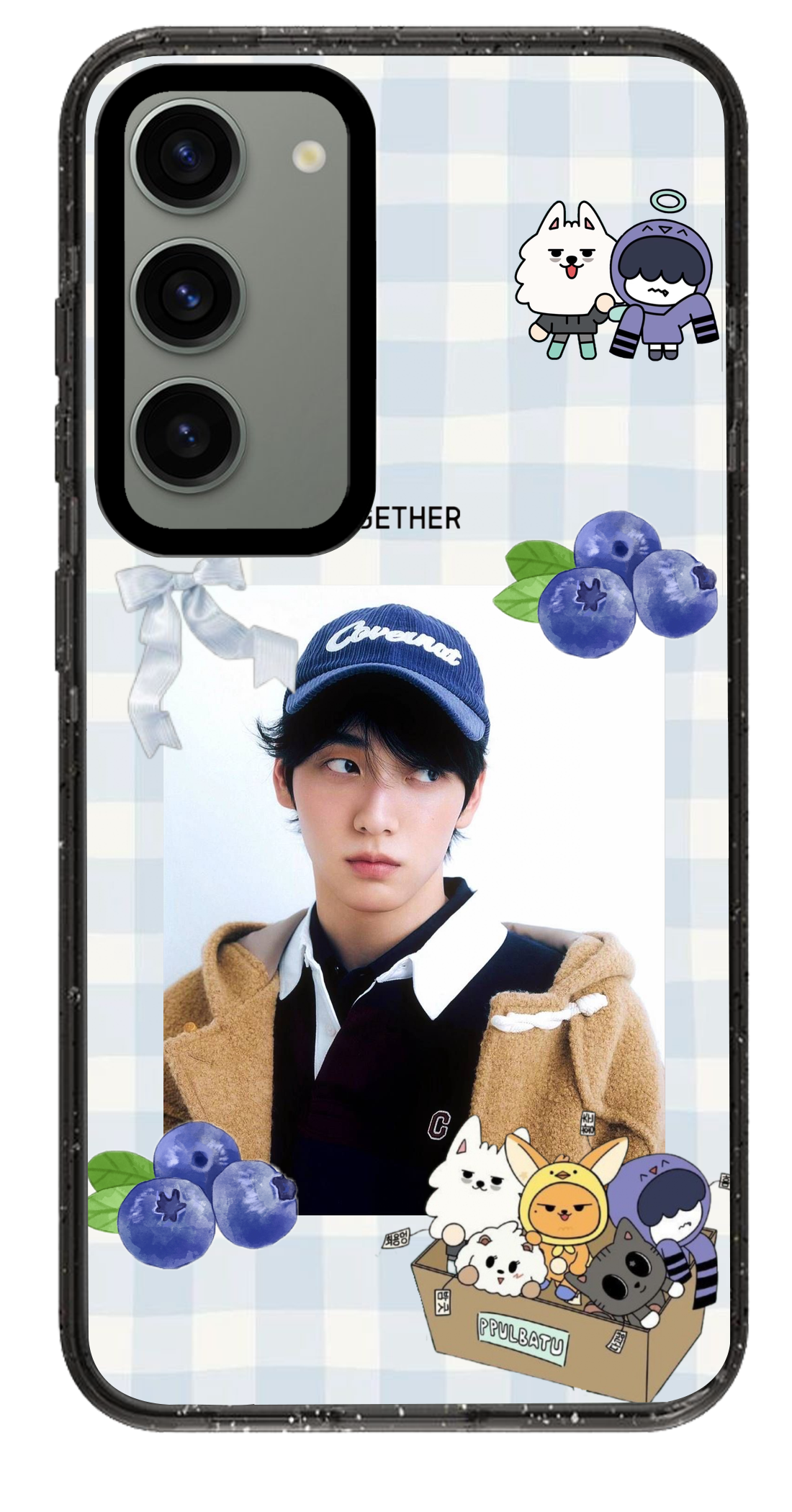 PixVoices rendered material preview - 2809 - Clear Black Samsung Case