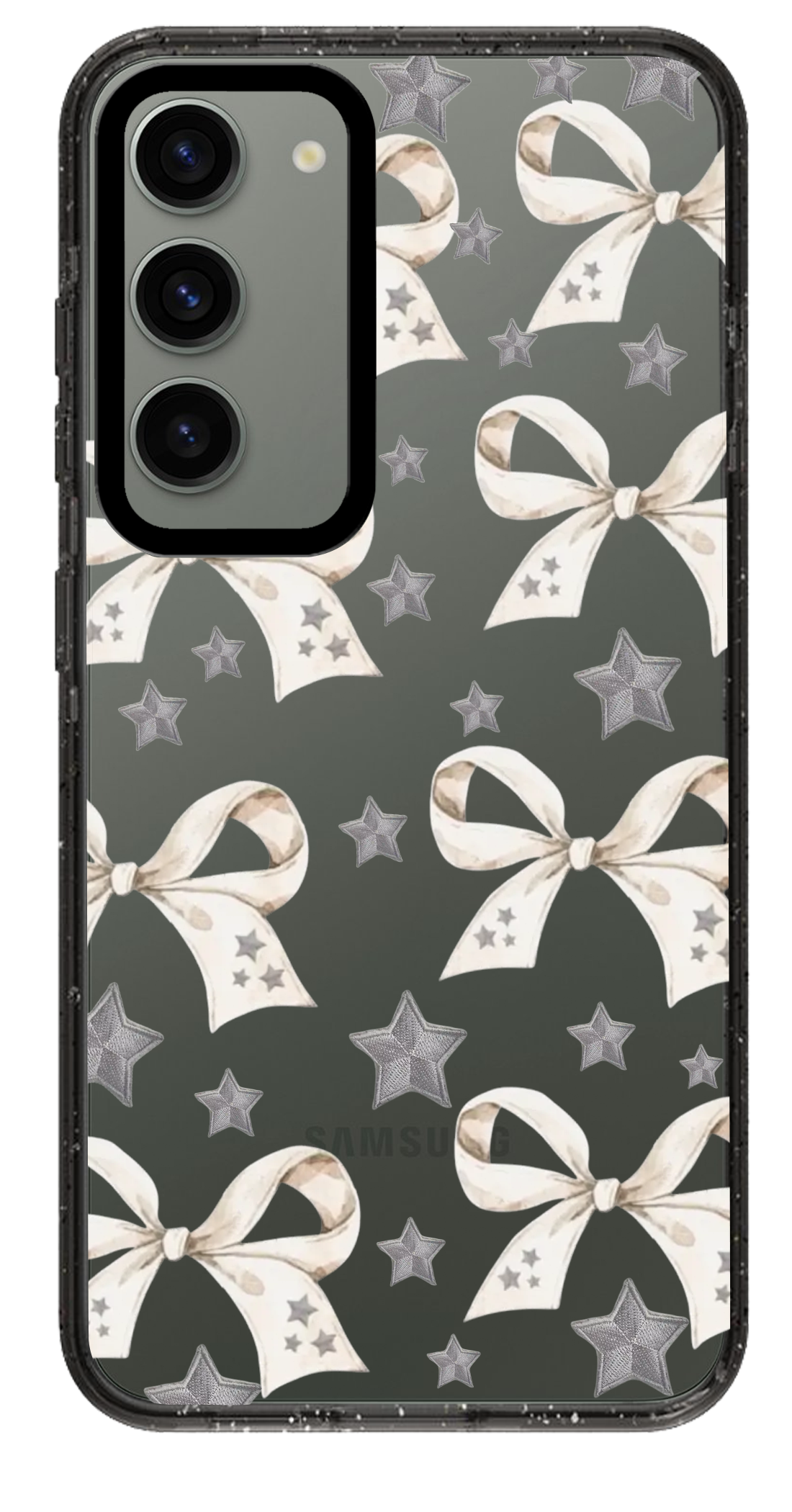 PixVoices rendered material preview - 2780 - Clear Black Samsung Case