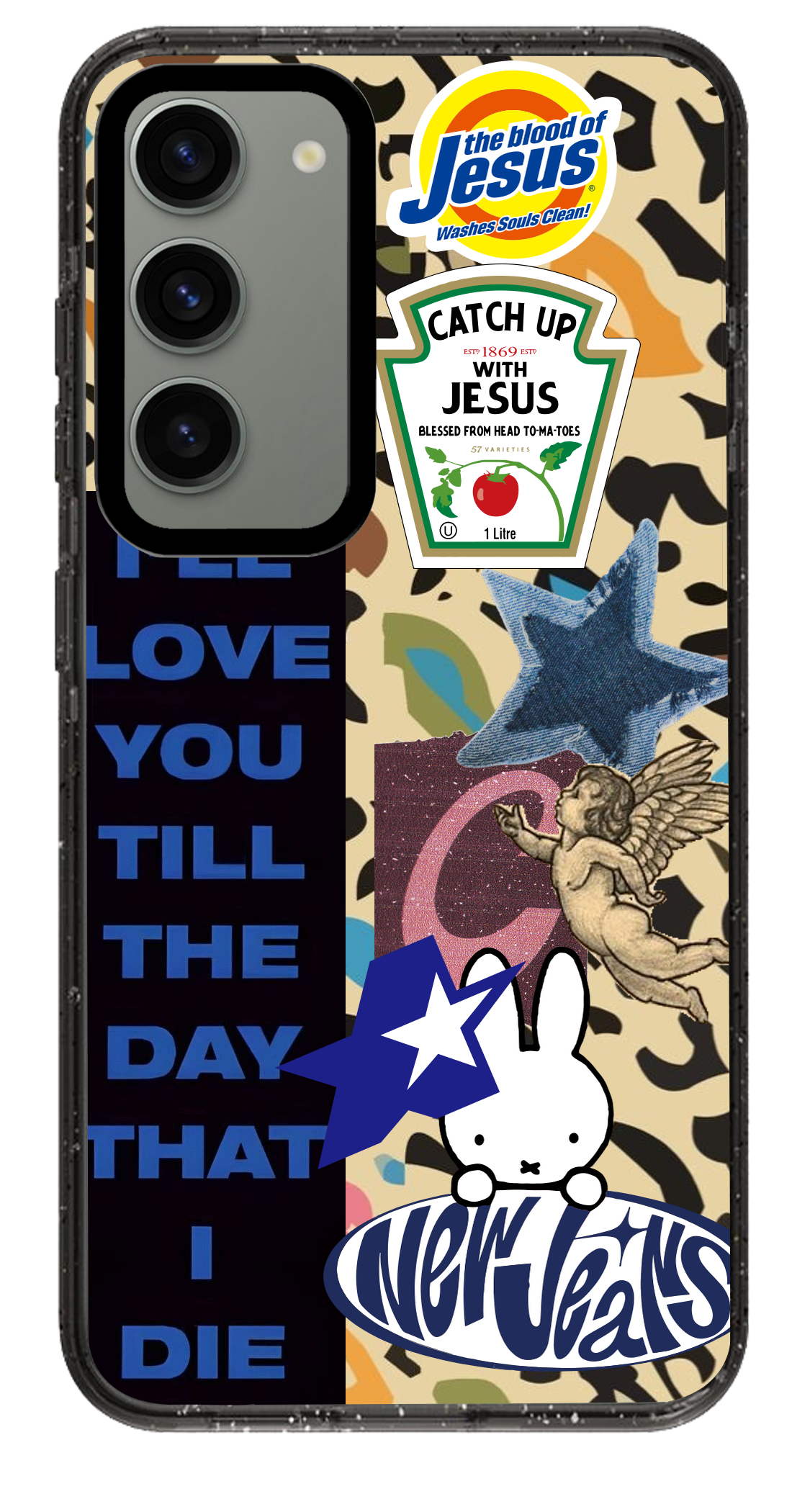 PixVoices rendered material preview - 1133 - Clear Black Samsung Case