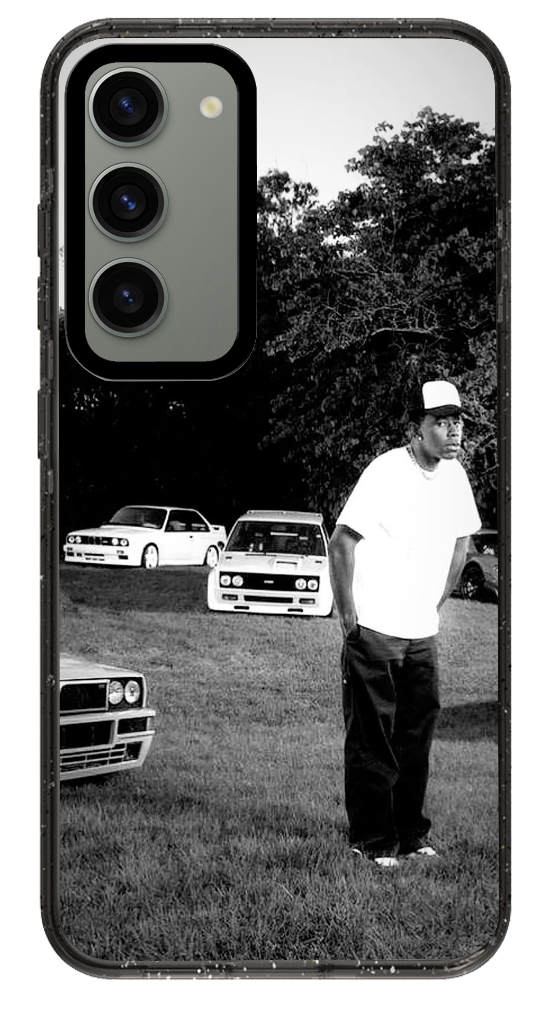PixVoices rendered material preview - 4832 - Clear Black Samsung Case